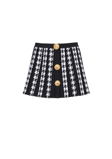 Short knit skirt