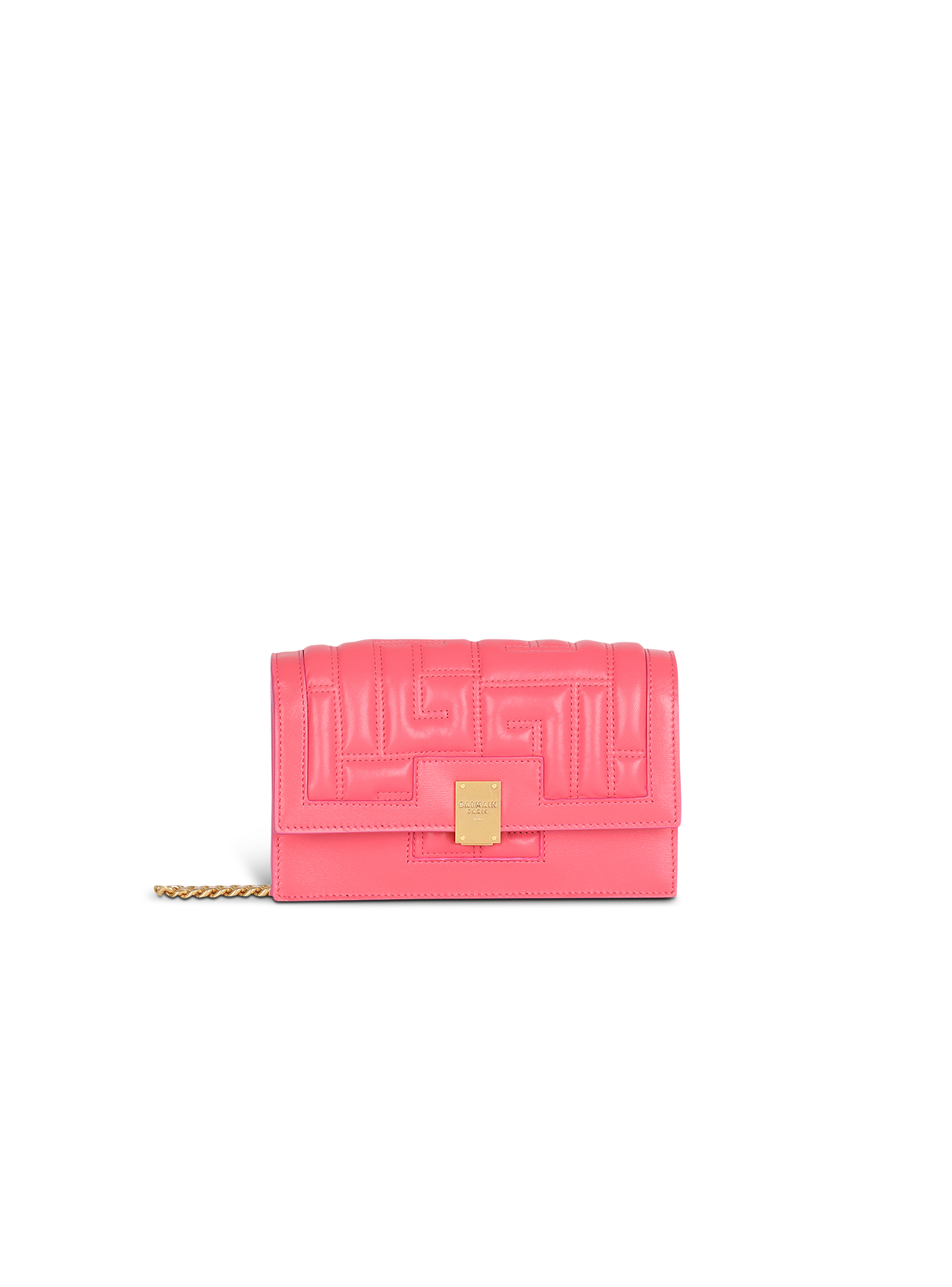 Mini-sized quilted leather 1945 bag, pink