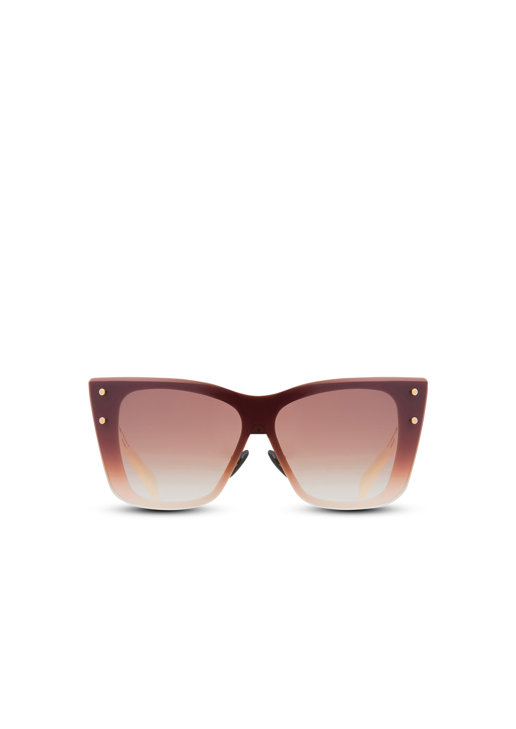 Tortoiseshell-effect titanium Armour sunglasses, white, hi-res